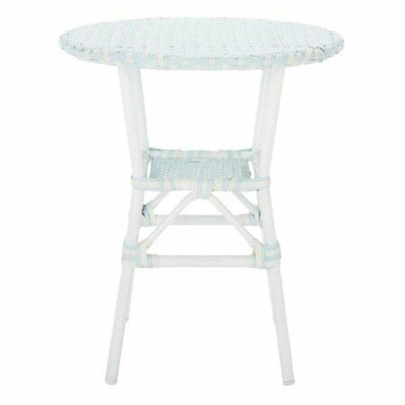 SAFAVIEH California Bistro Table Baby Blue & White PAT7536G